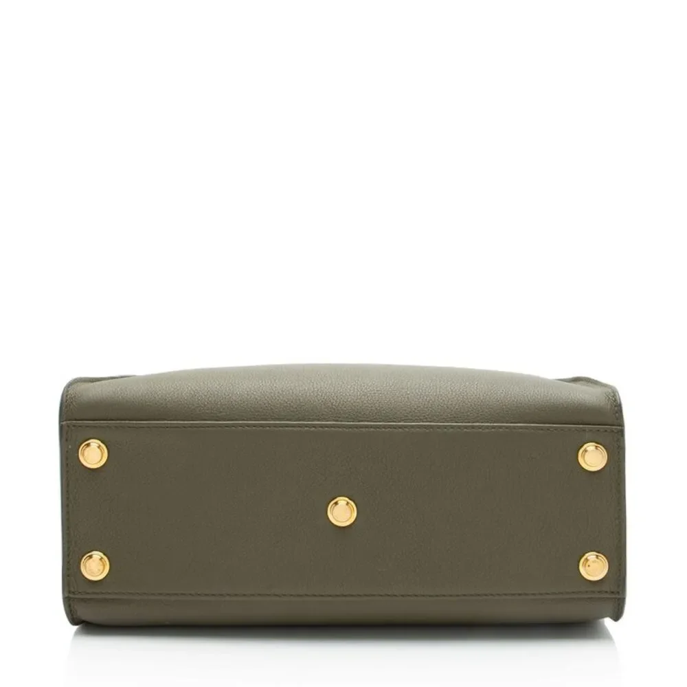 Louis Vuitton Calfskin Monogram Canvas On My Side MM Tote - Picture 4 of 14